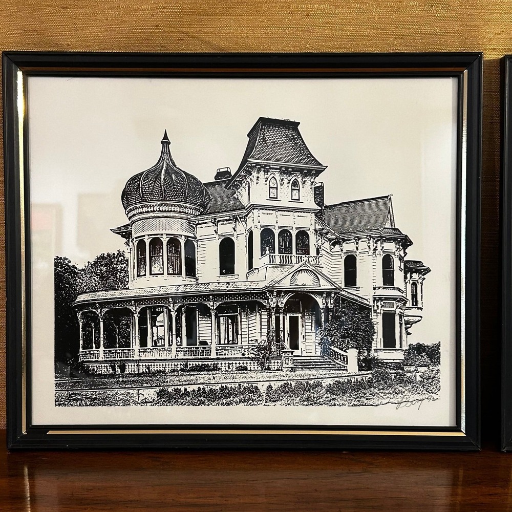 Vintage Artist signed Architectural Prints - Picture 2 of 6